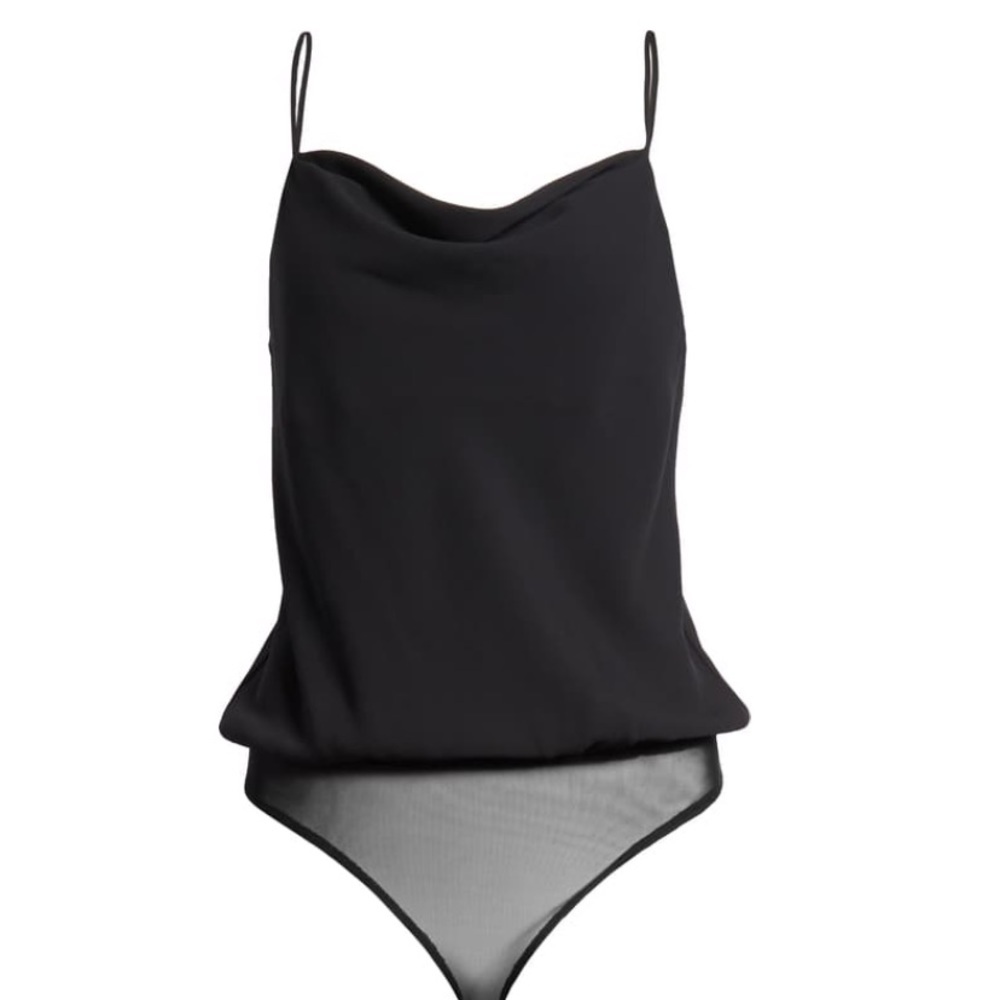 Astr the label black cowl neck bodysuit - Picture 8 of 13